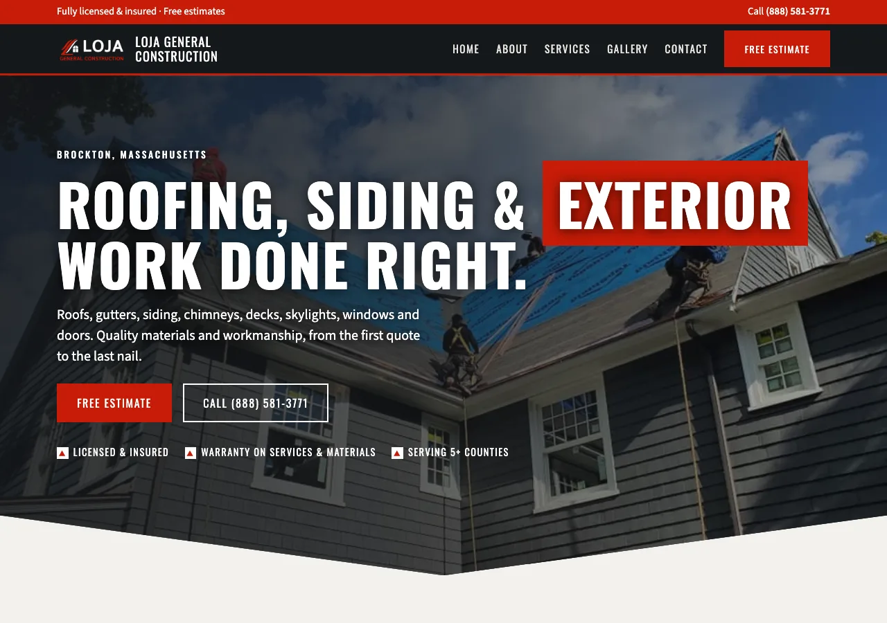 Loja General Construction &mdash; your new site