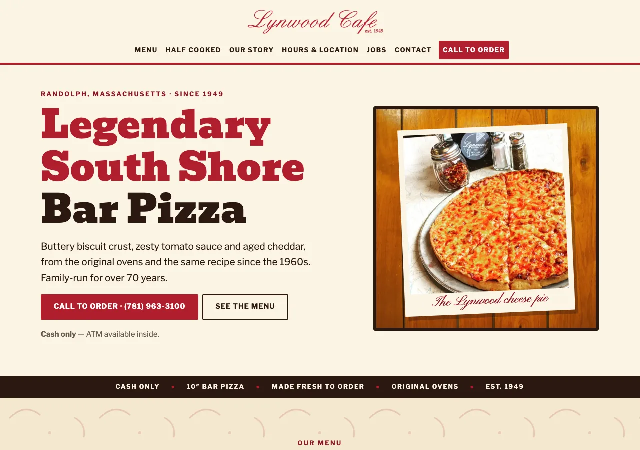 Lynwood Cafe &mdash; your new site