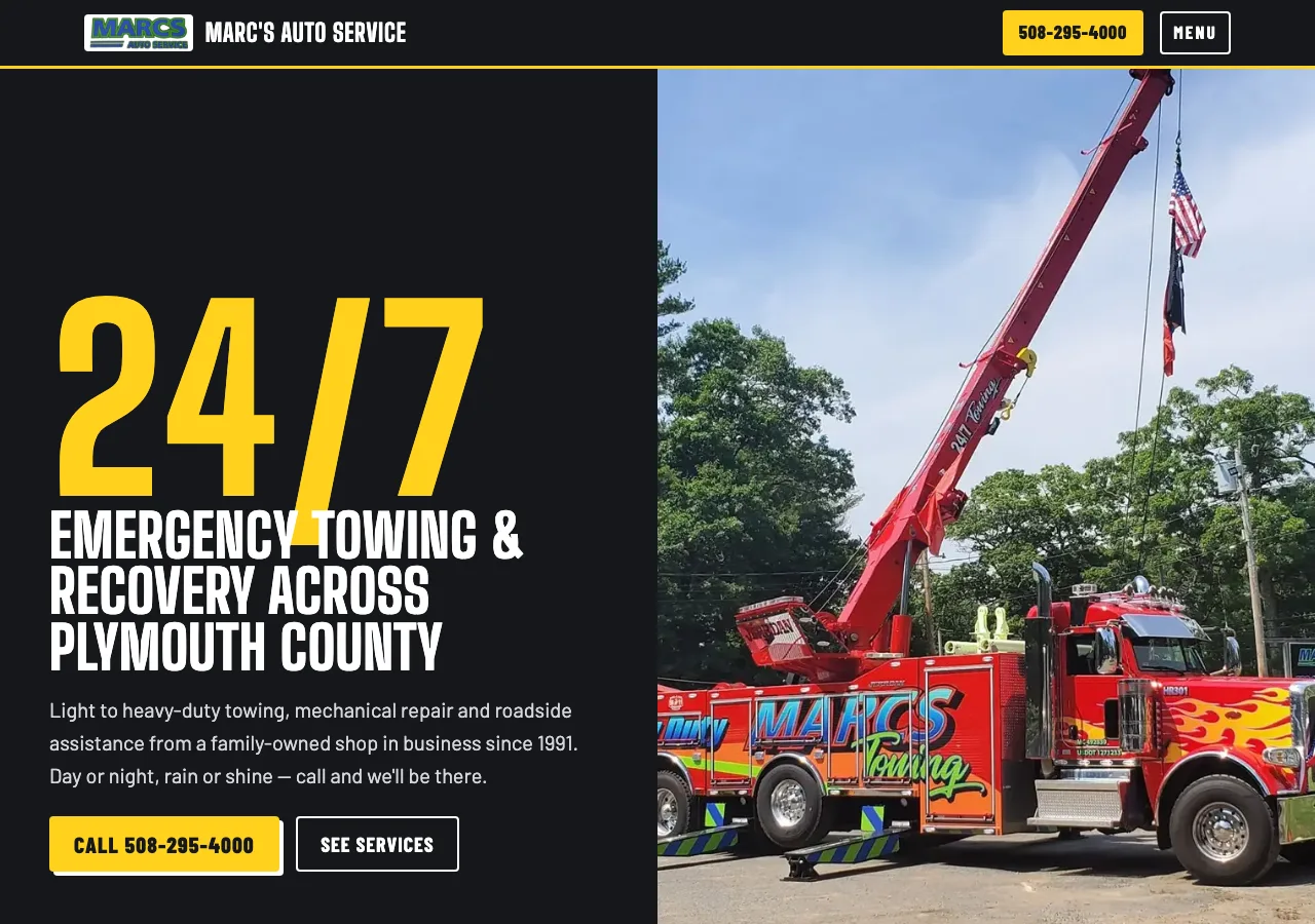 Marc's Auto Service &mdash; your new site