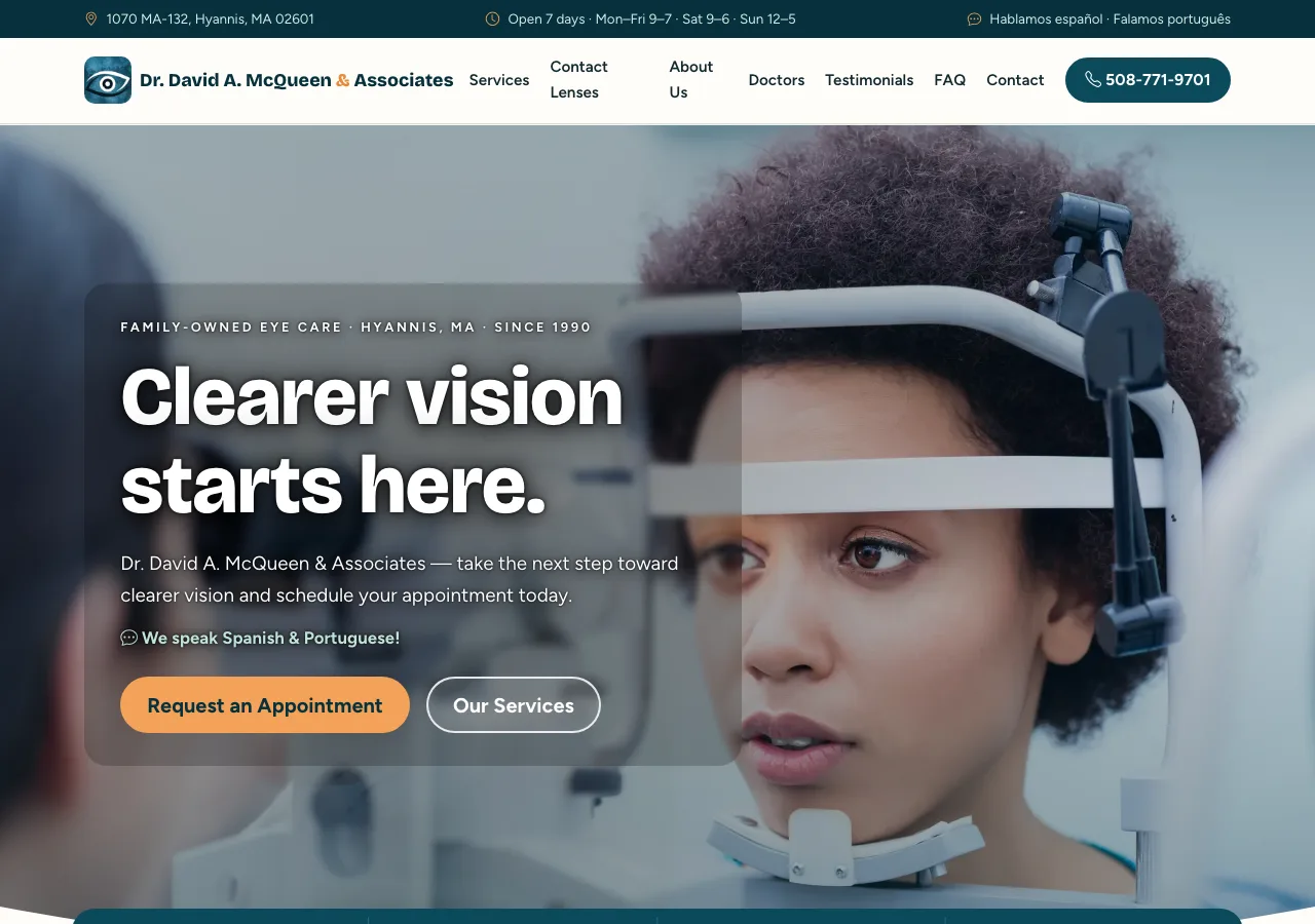 Dr. David A. McQueen & Associates — new site by Wicked Fast Web