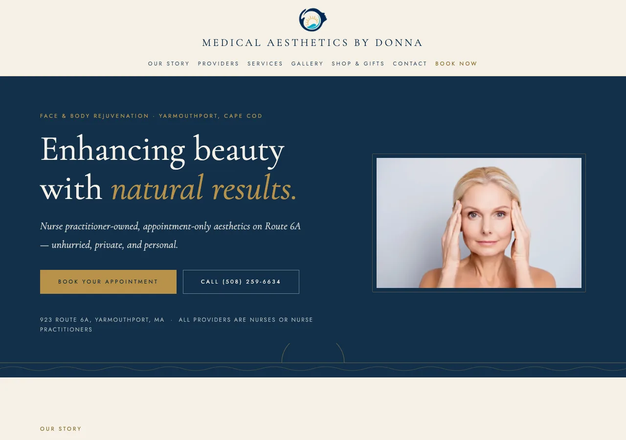 Medical Aesthetics by Donna &mdash; your new site