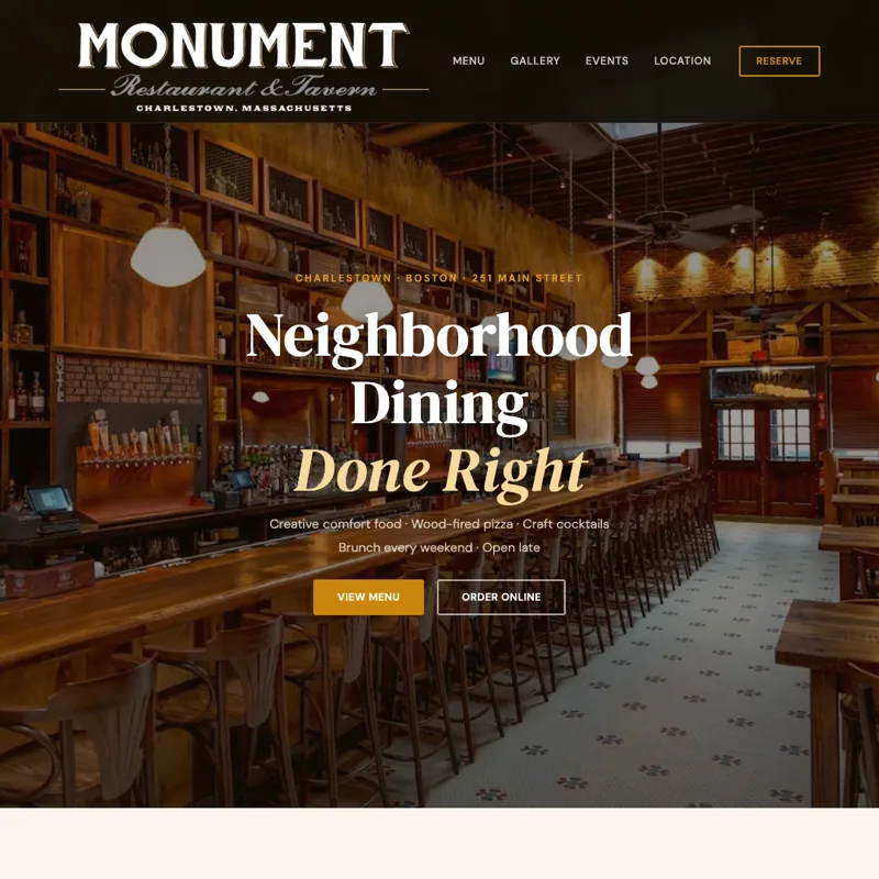 Monument Restaurant & Tavern