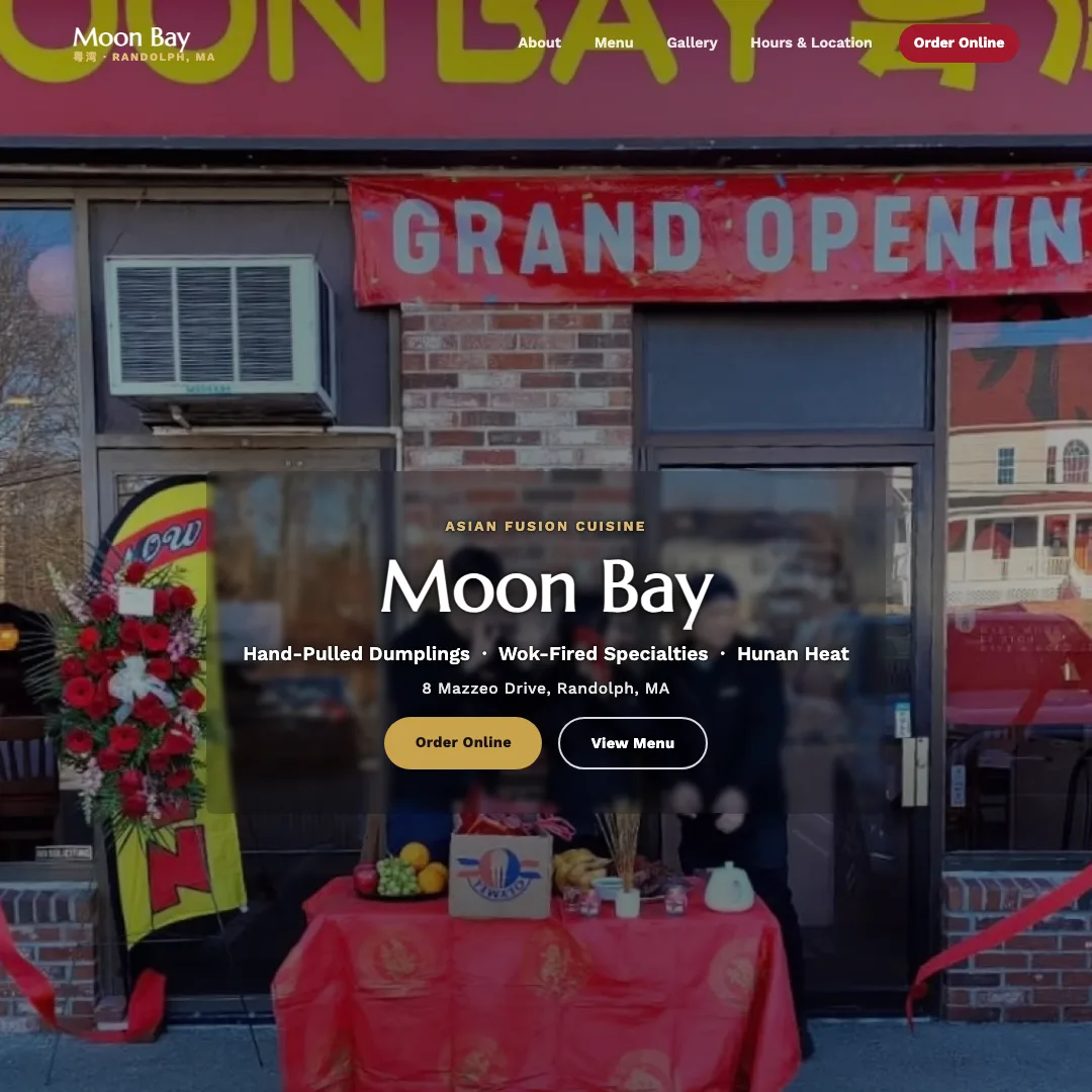 Moon Bay — new site by Wicked Fast Web
