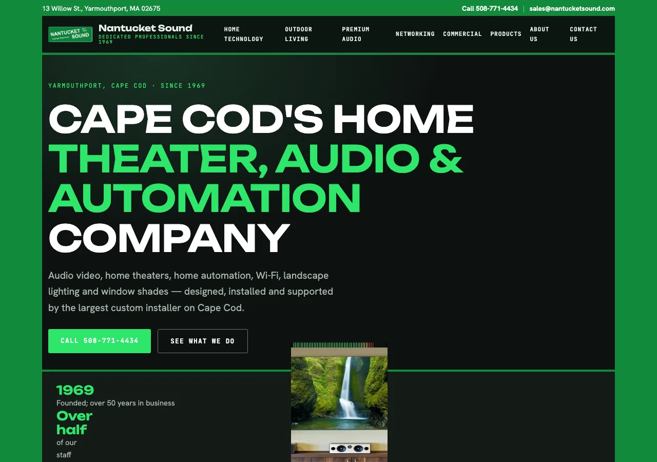 Nantucket Sound &mdash; your new site