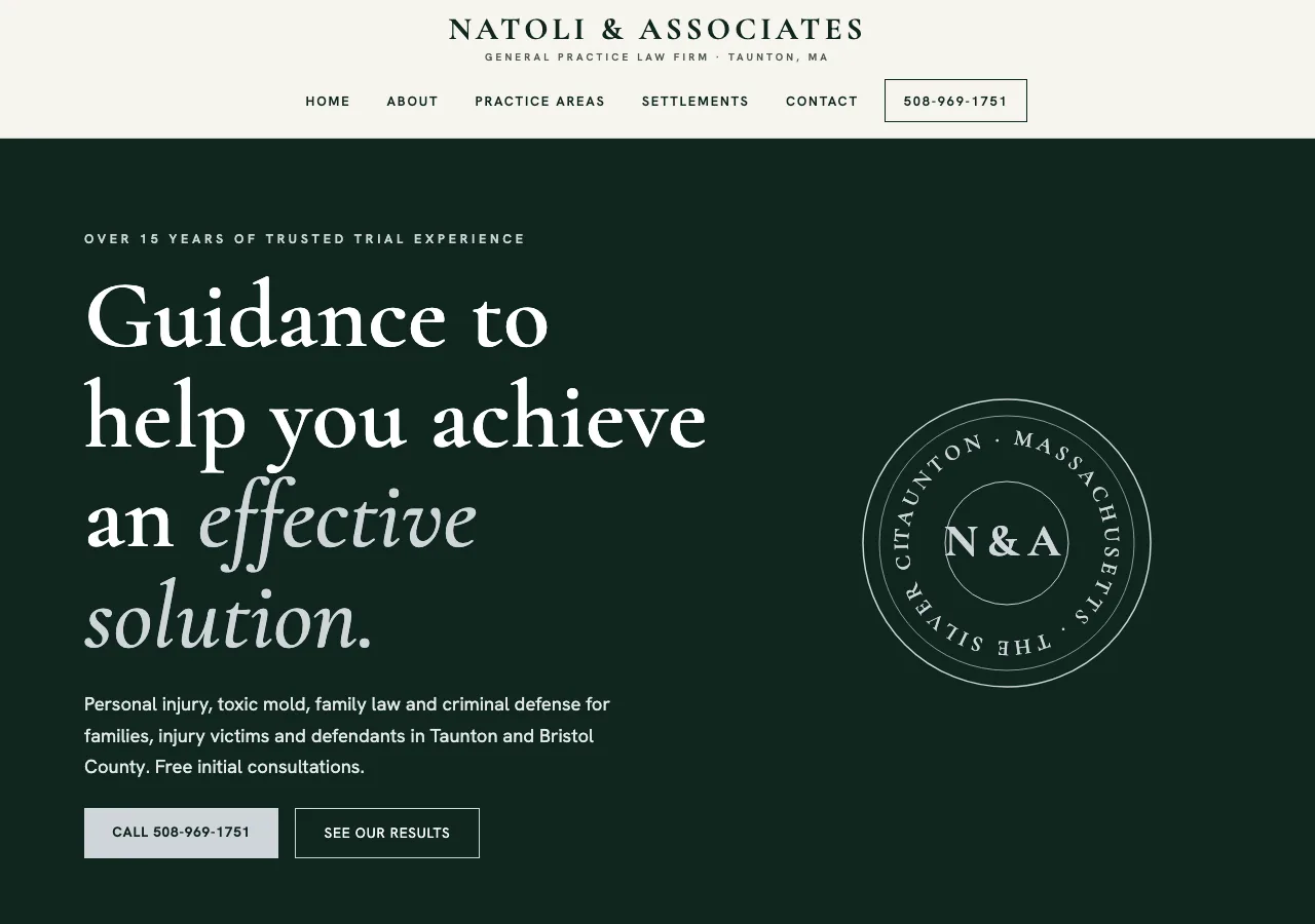 Natoli & Associates — new site by Wicked Fast Web