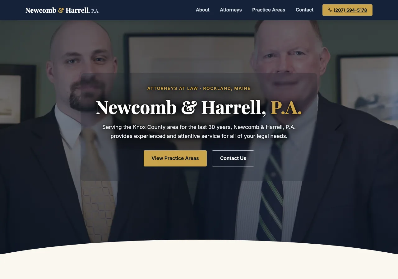 Newcomb & Harrell, P.A. — new site