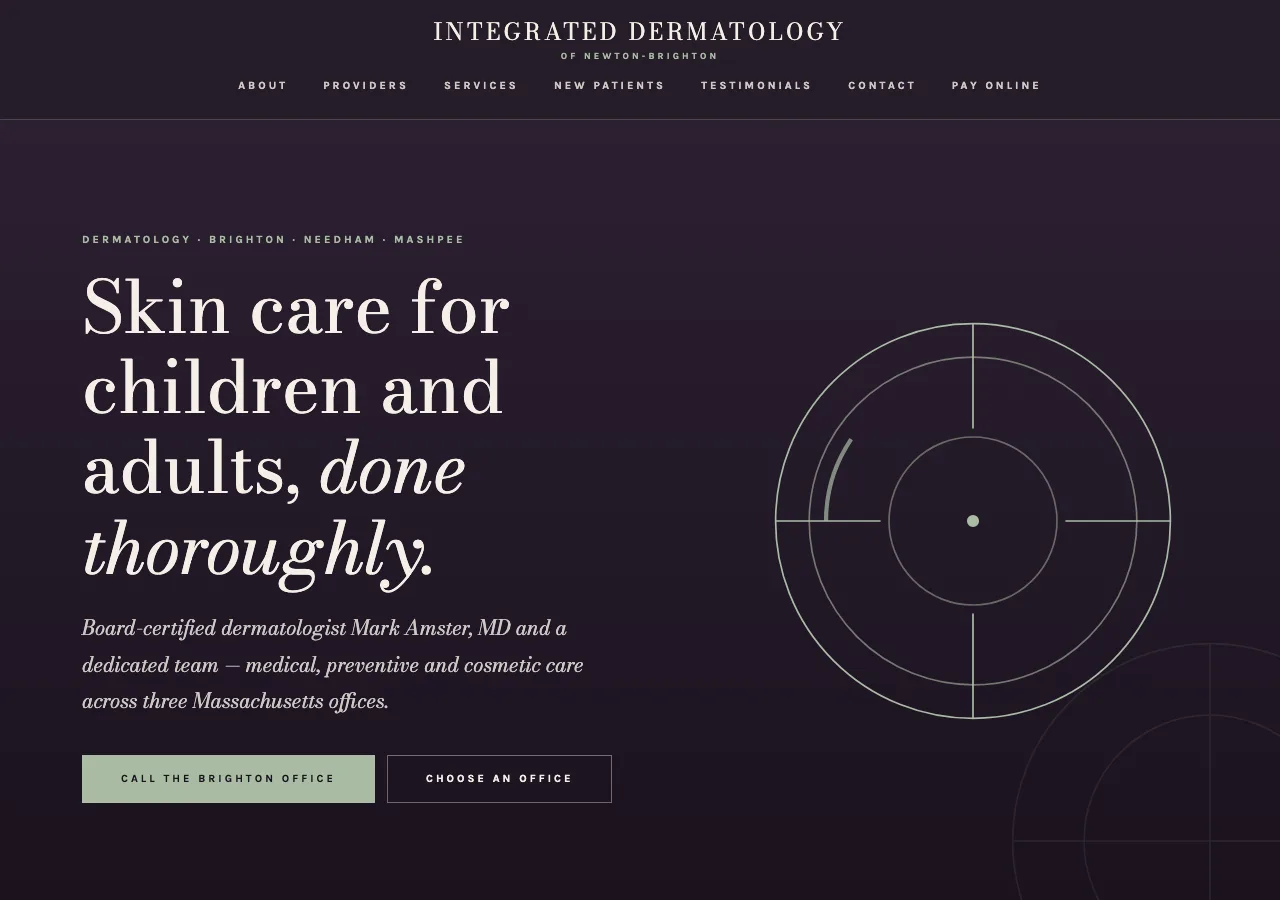 Integrated Dermatology of Newton-Brighton &mdash; your new site