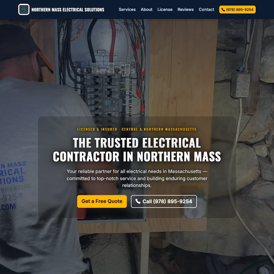 Northern Mass Electrical Solutions — new site