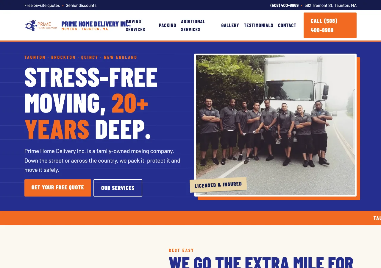 Prime Home Delivery Inc. &mdash; your new site
