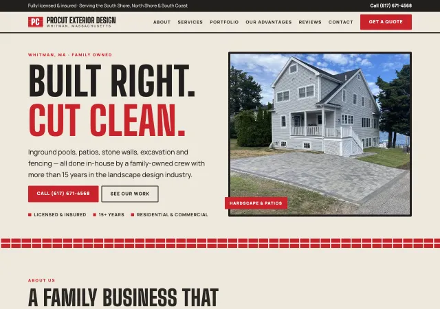 ProCut Exterior Design &mdash; your new site