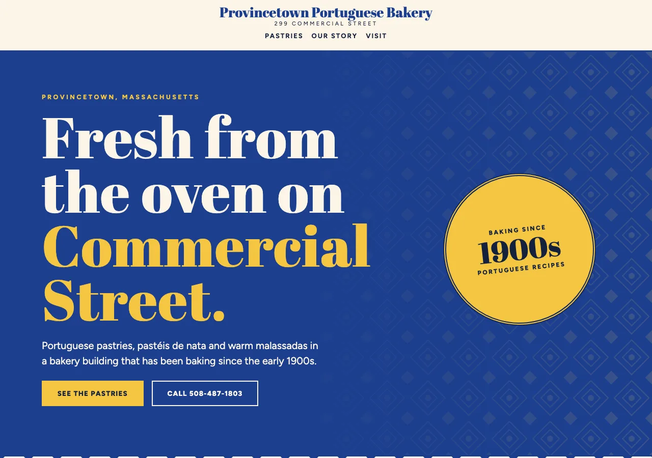 Provincetown Portuguese Bakery &mdash; your new site