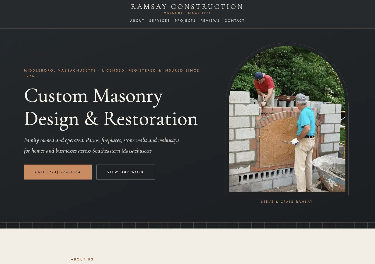 Ramsay Construction &mdash; your new site
