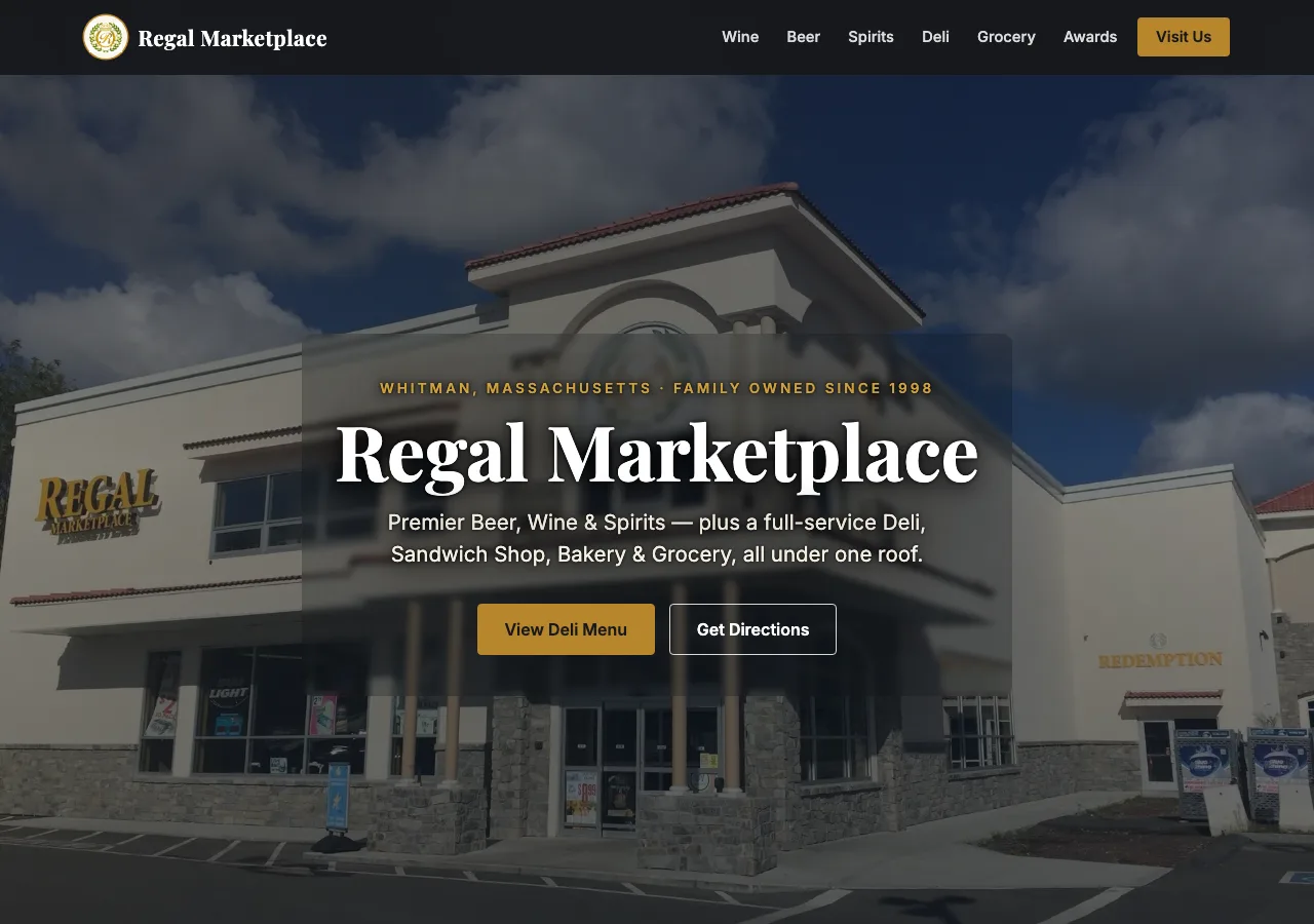 Regal Marketplace — new site
