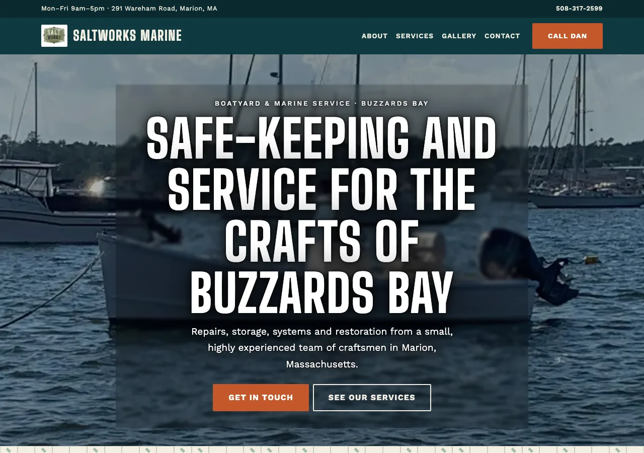 Saltworks Marine &mdash; your new site