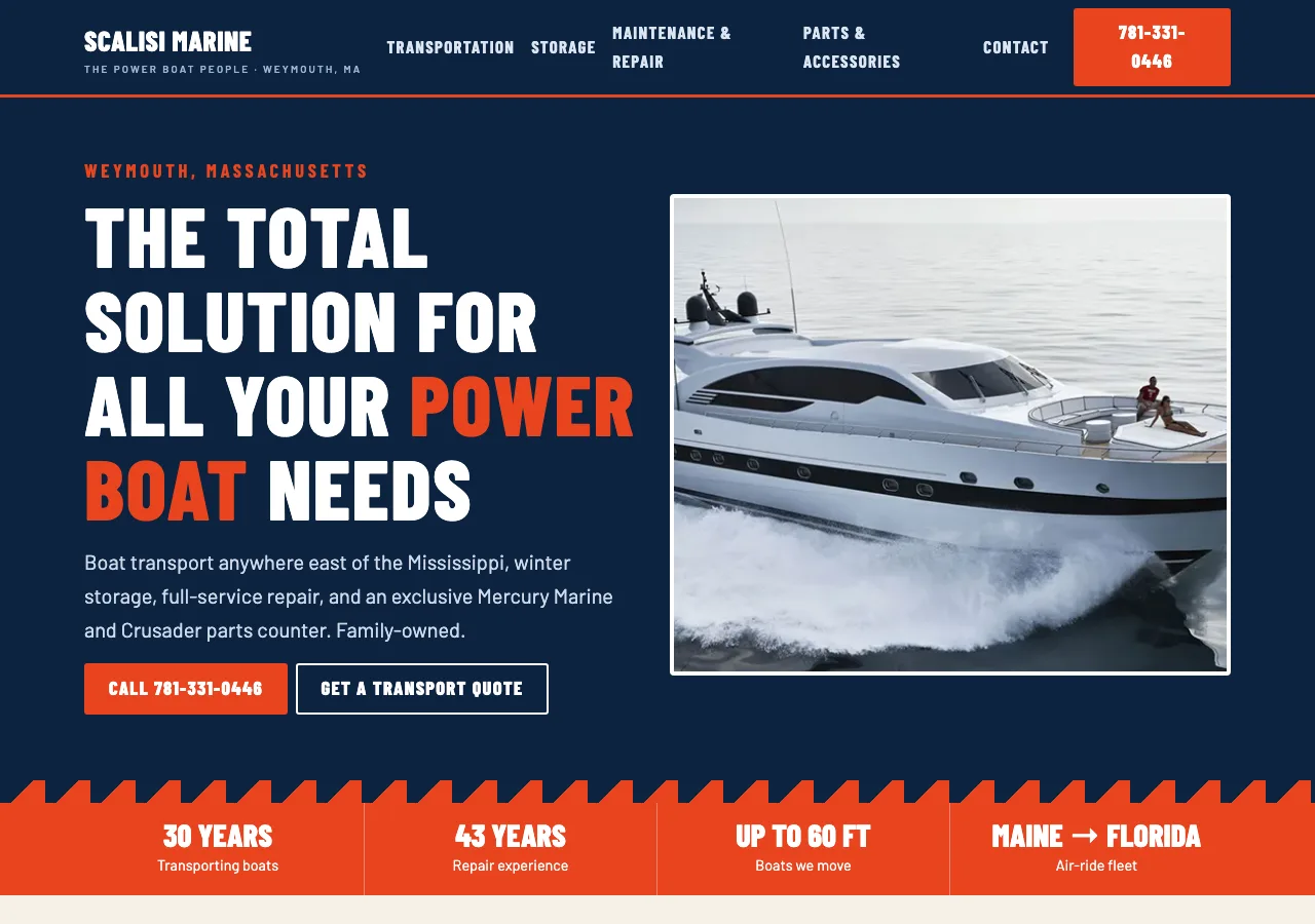 Scalisi Marine &mdash; your new site