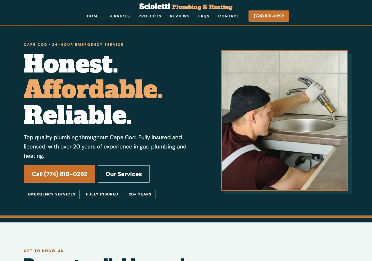 Scioletti Plumbing & Heating &mdash; your new site