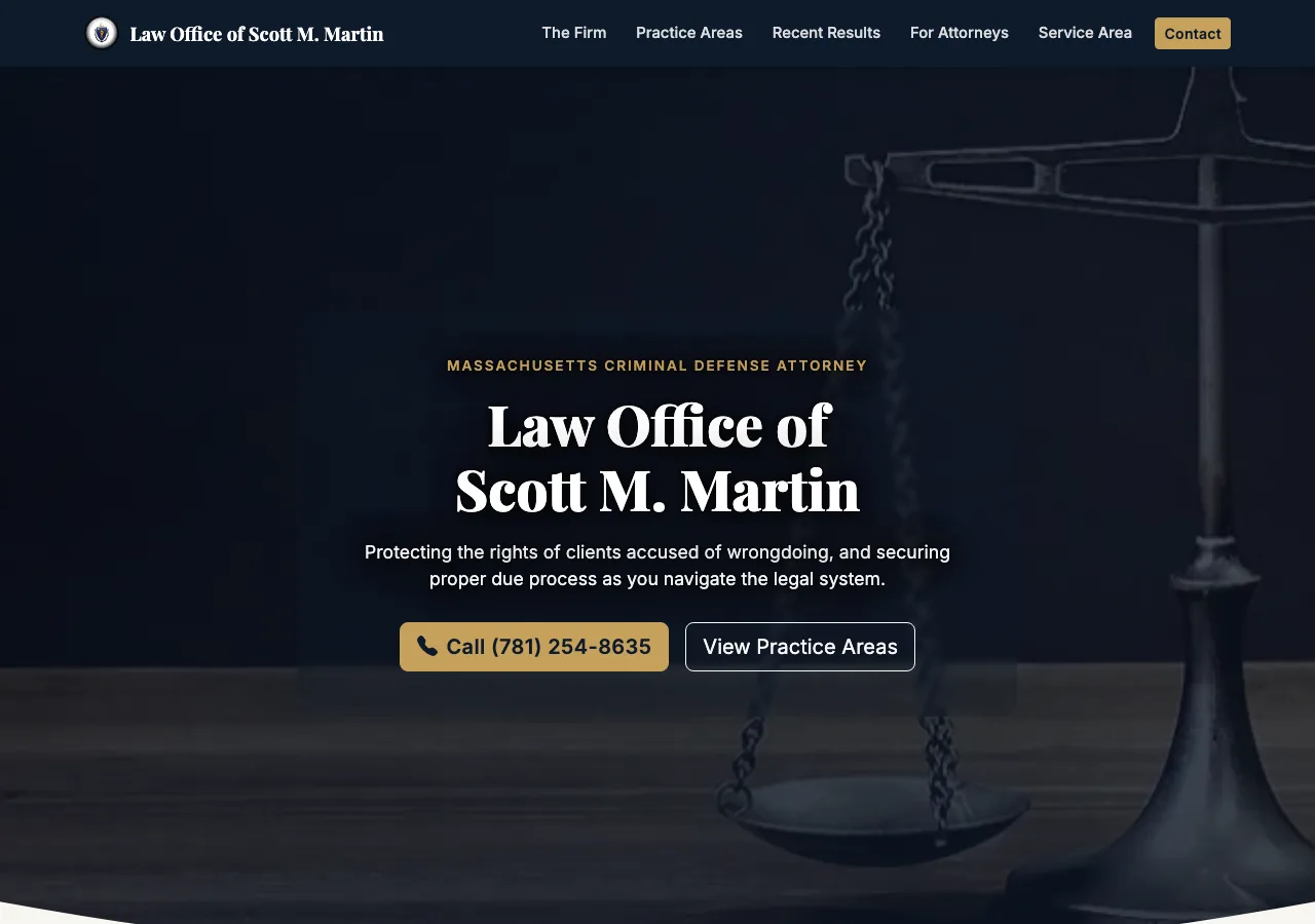 Law Office of Scott M. Martin — new site