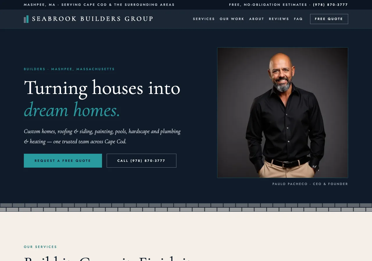 Seabrook Builders Group &mdash; your new site