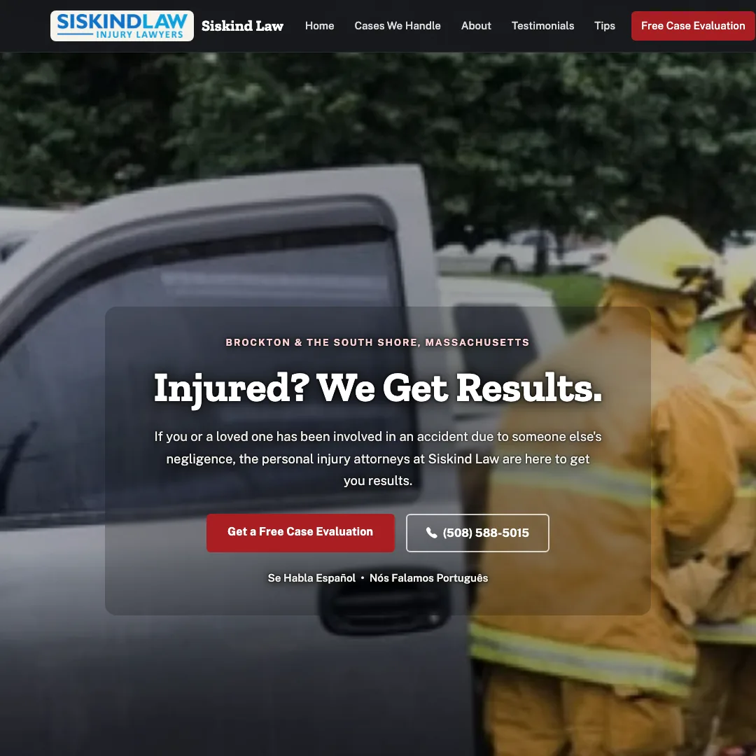 Siskind Law — new site