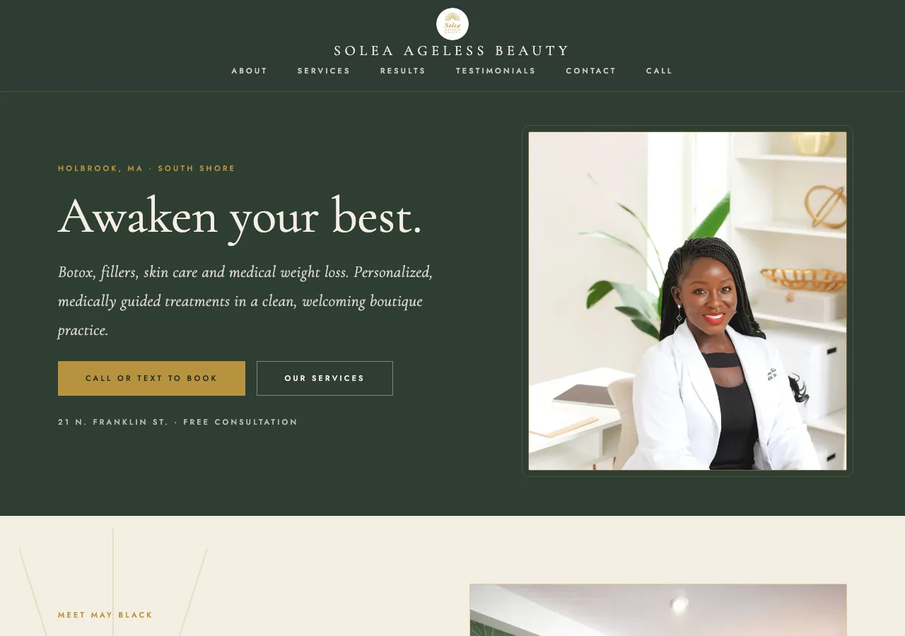 Solea Ageless Beauty &mdash; your new site