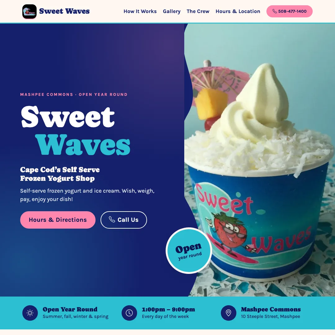 Sweet Waves — new site