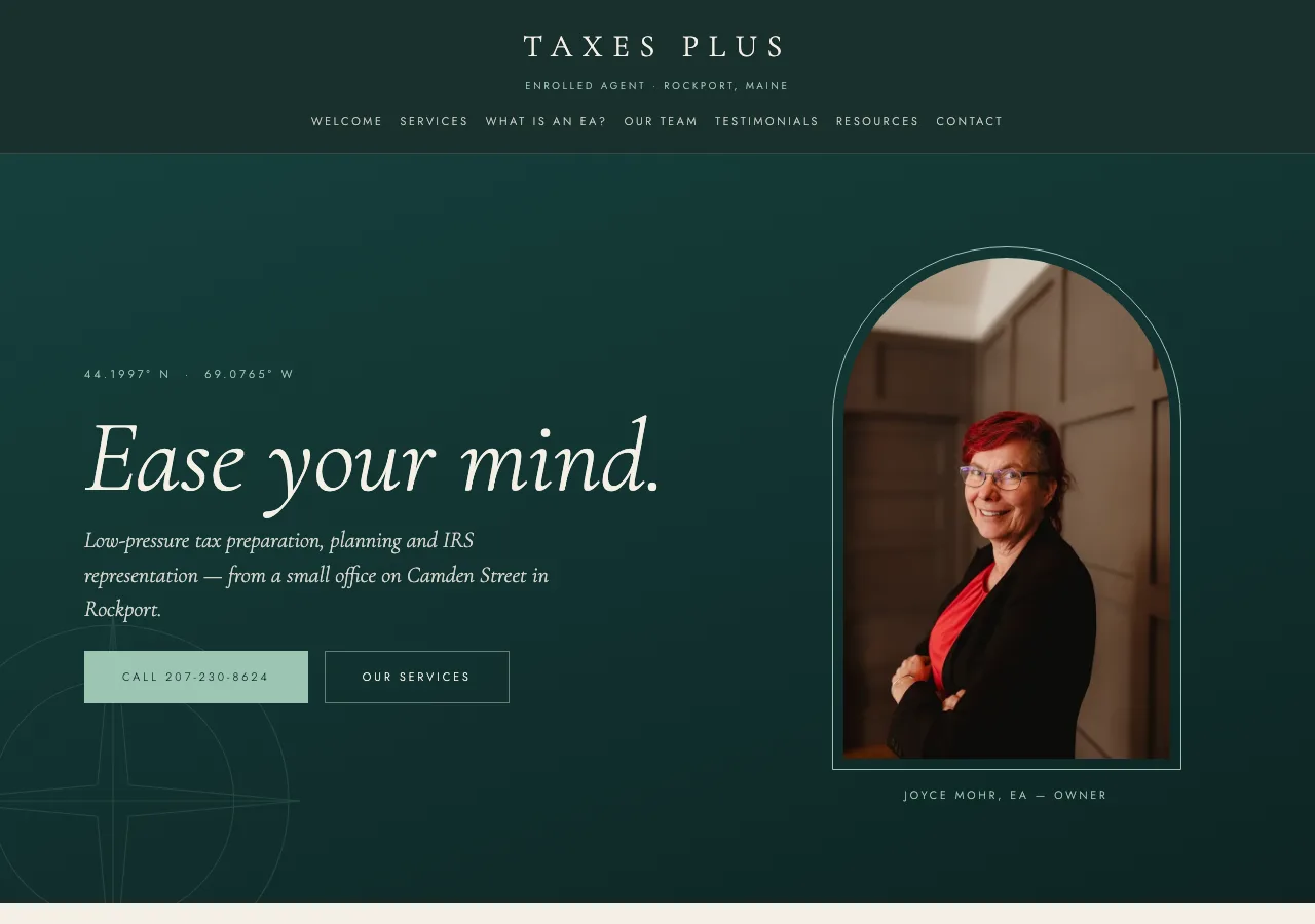 Taxes Plus &mdash; your new site