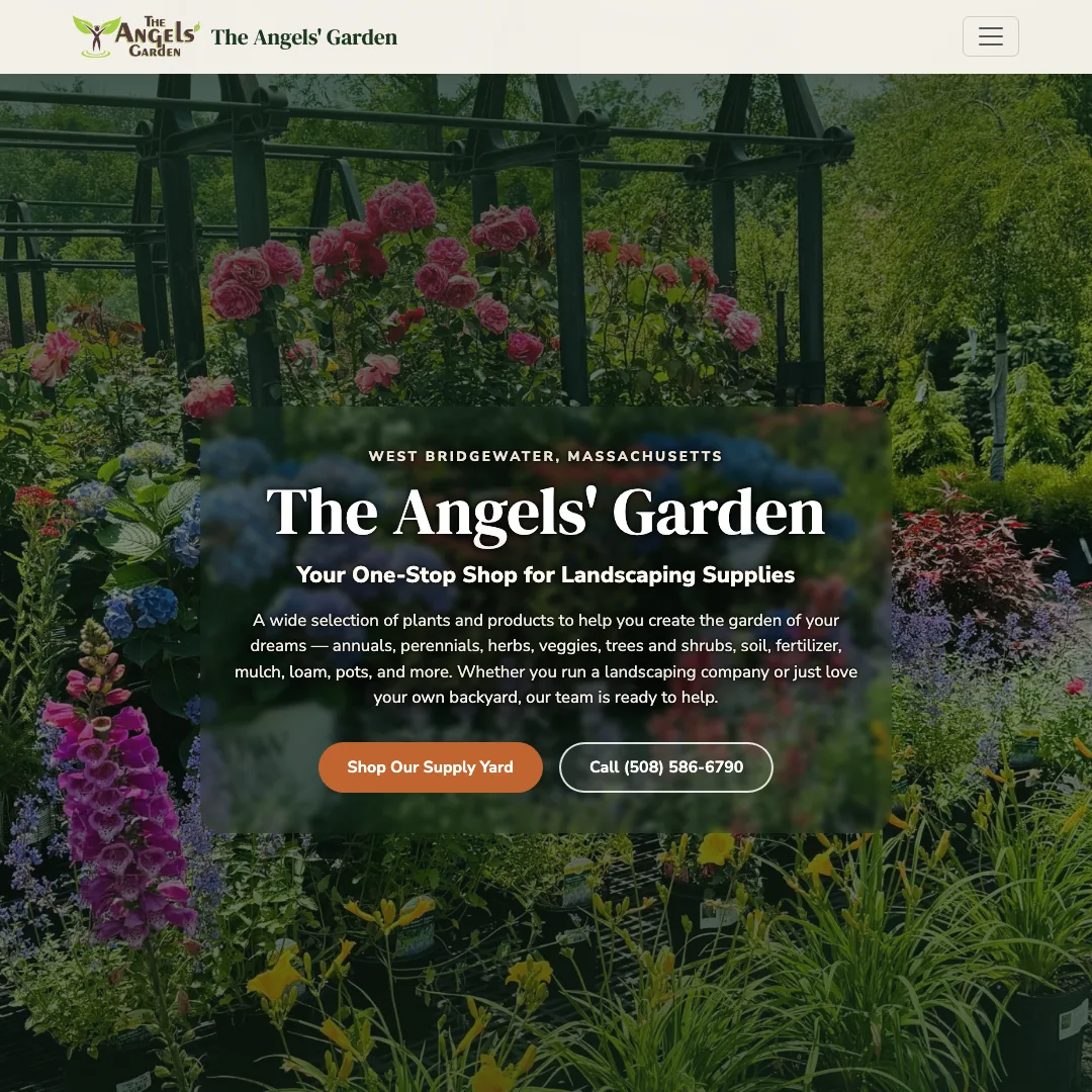 The Angels' Garden — new site