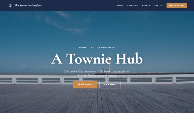 The Beacon Marketplace — new site by Wicked Fast Web