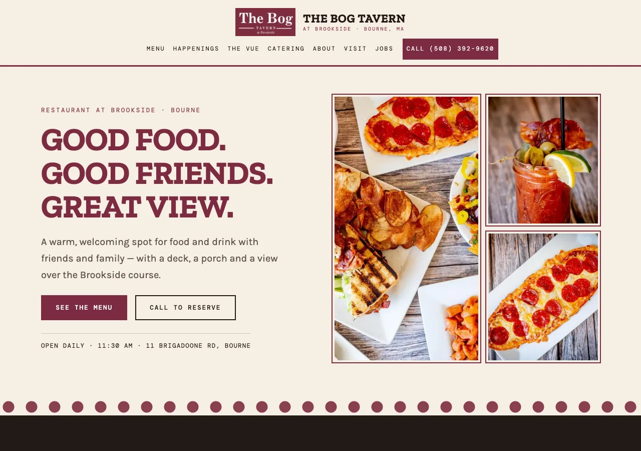 The Bog Tavern &mdash; your new site