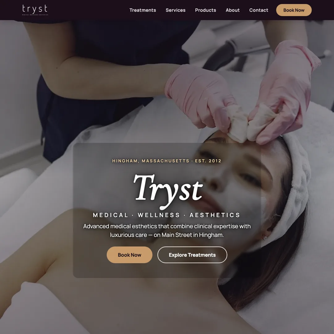 Tryst — new site by Wicked Fast Web