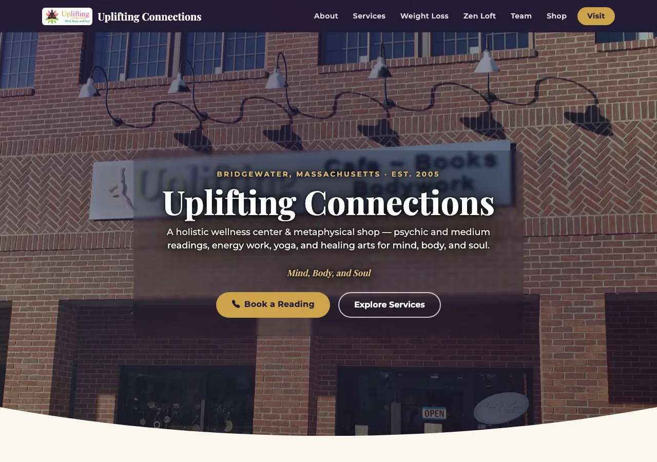 Uplifting Connections — new site