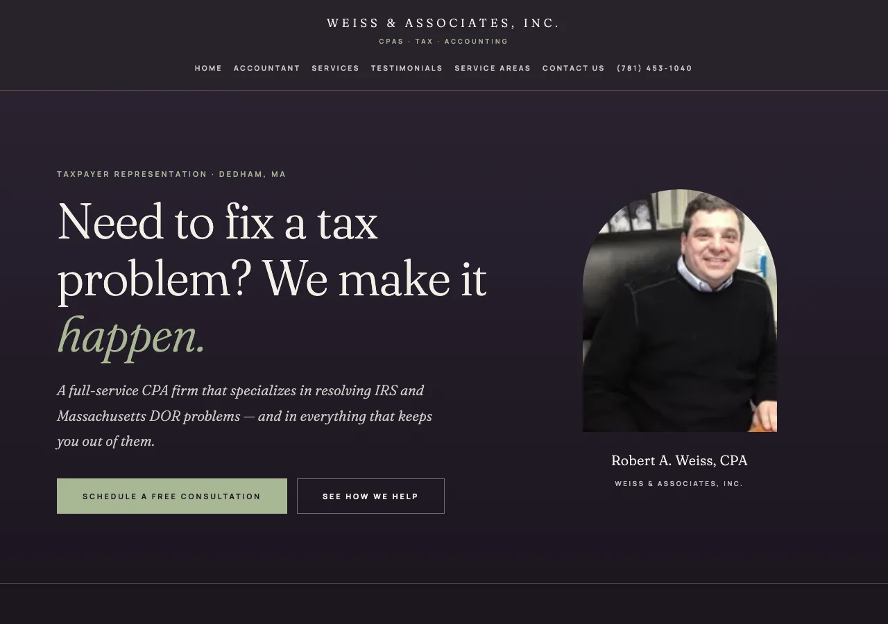 Weiss & Associates, Inc. &mdash; your new site