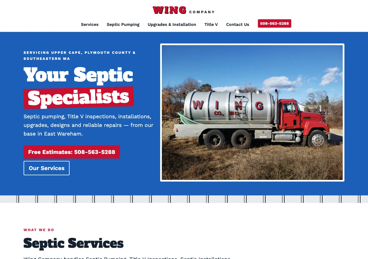 Wing Company &mdash; your new site