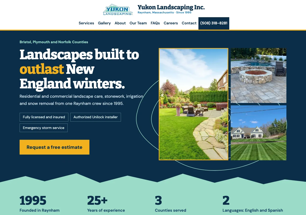 Yukon Landscaping Inc. &mdash; your new site